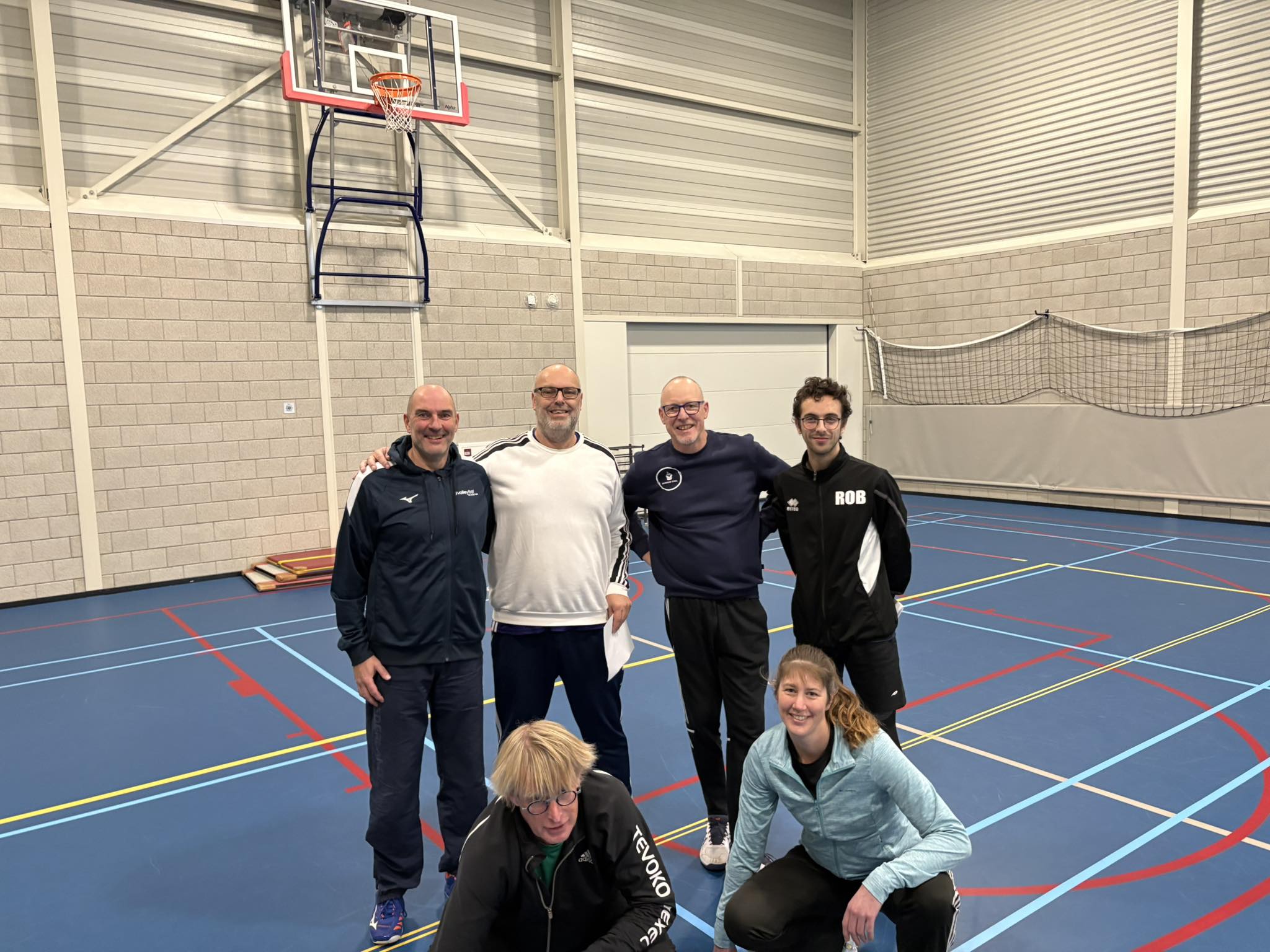 Alle trainers geslaagd voor hun VTV!